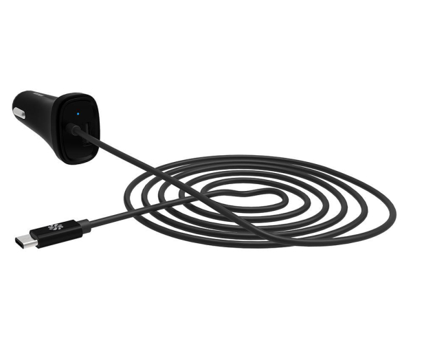 KANEX Ładowarka samochodowa z kablem USB-C (czarna) - 1459339 - zdjęcie 5